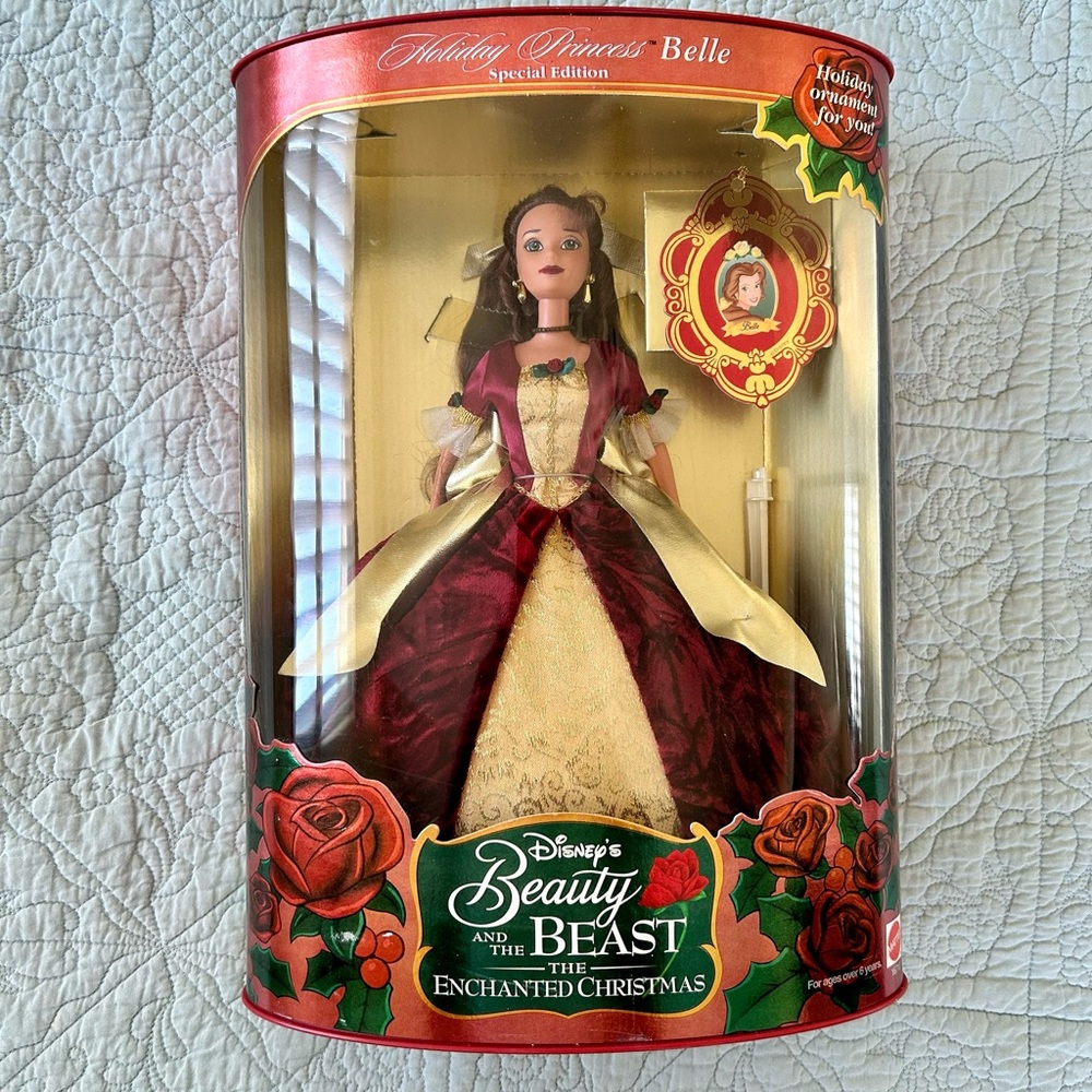 DISNEYS Special Edition, Holiday Princess Belle second in the series Barbie - Picture 2 of 7